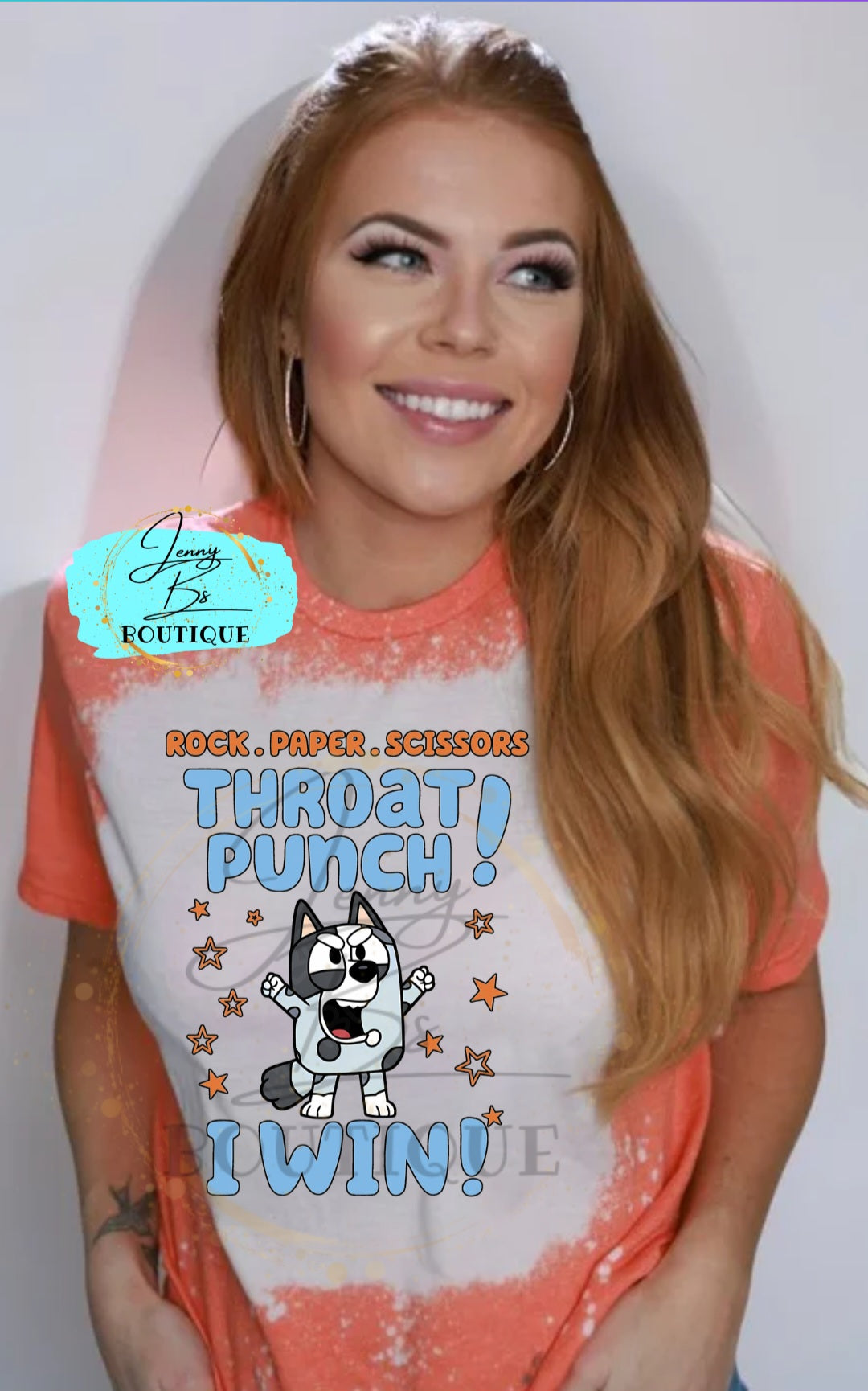 Muff'in (Blue Dog) Throat Punch Tee