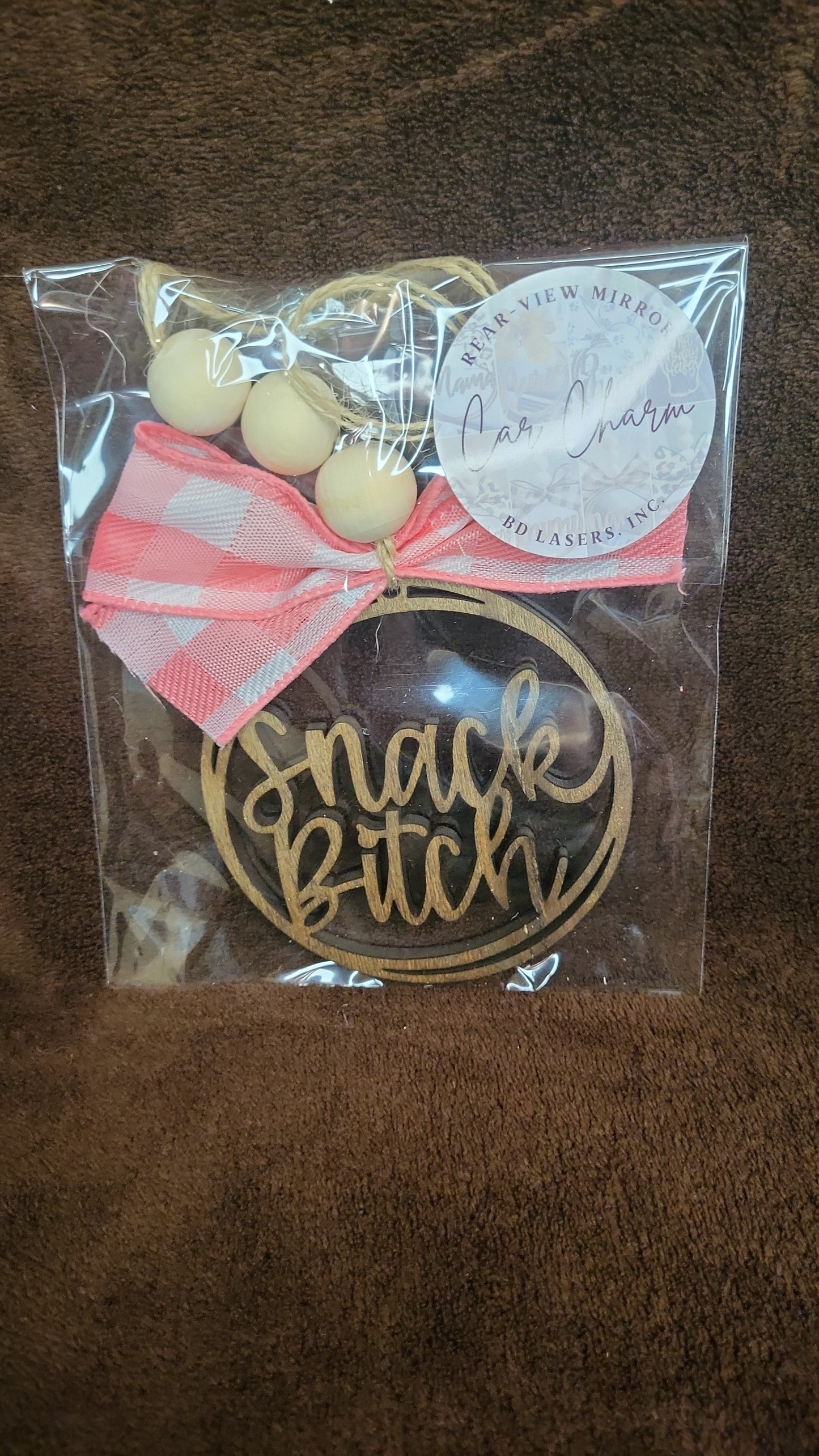 Snack bitch Car Charm