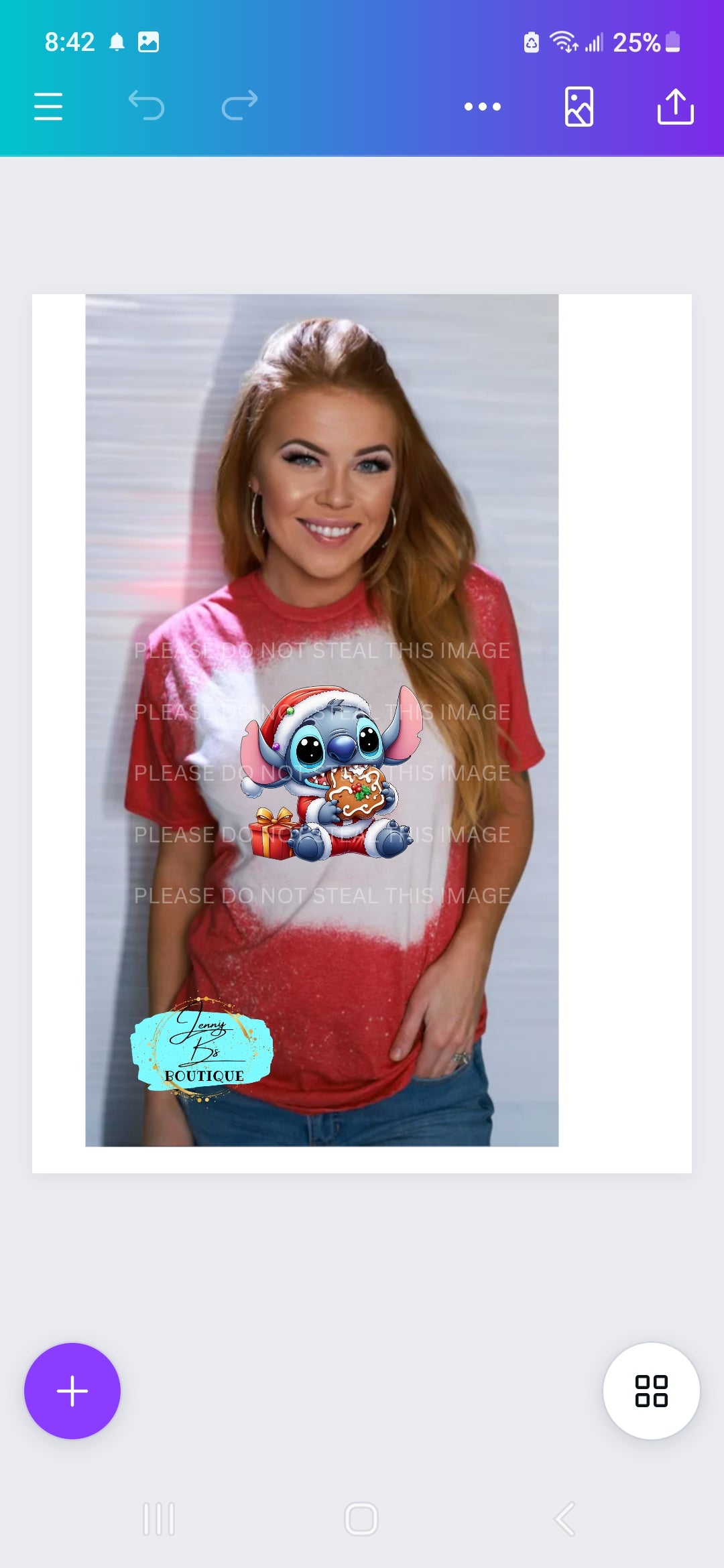 Cute Christmas Sti.tch Tee