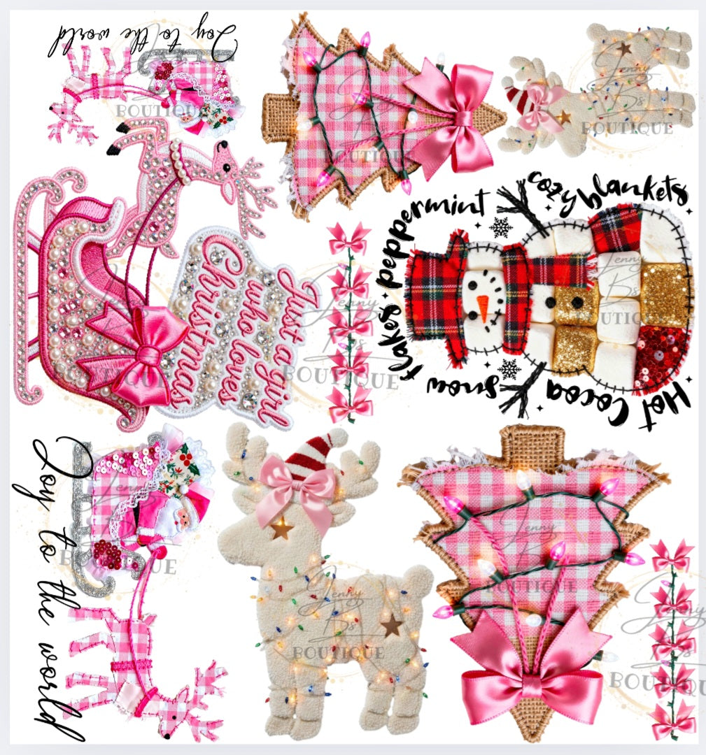 22x 24 Homewrecker Christmas Pre-made gang sheet