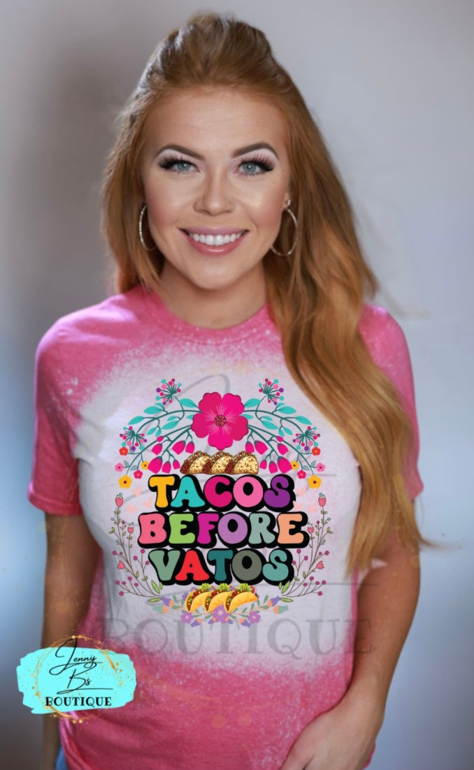 Tacos Before Vatos Tee