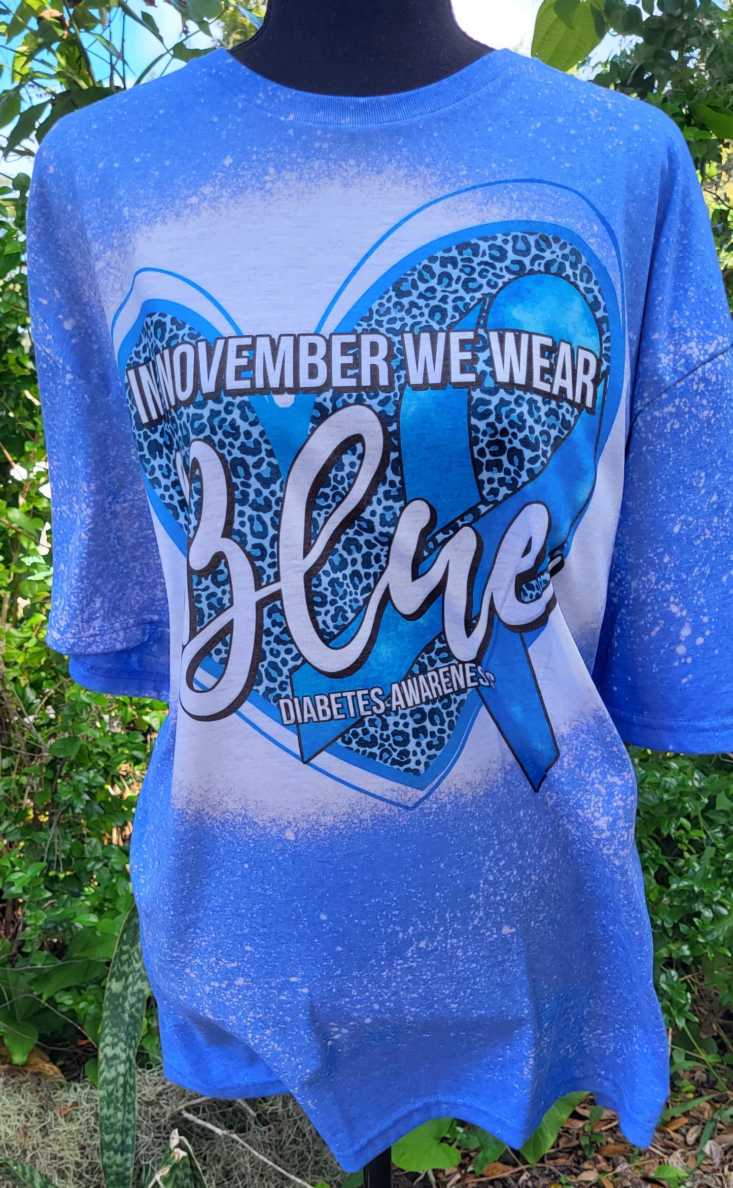 Bleached Diabetes Awareness Tee