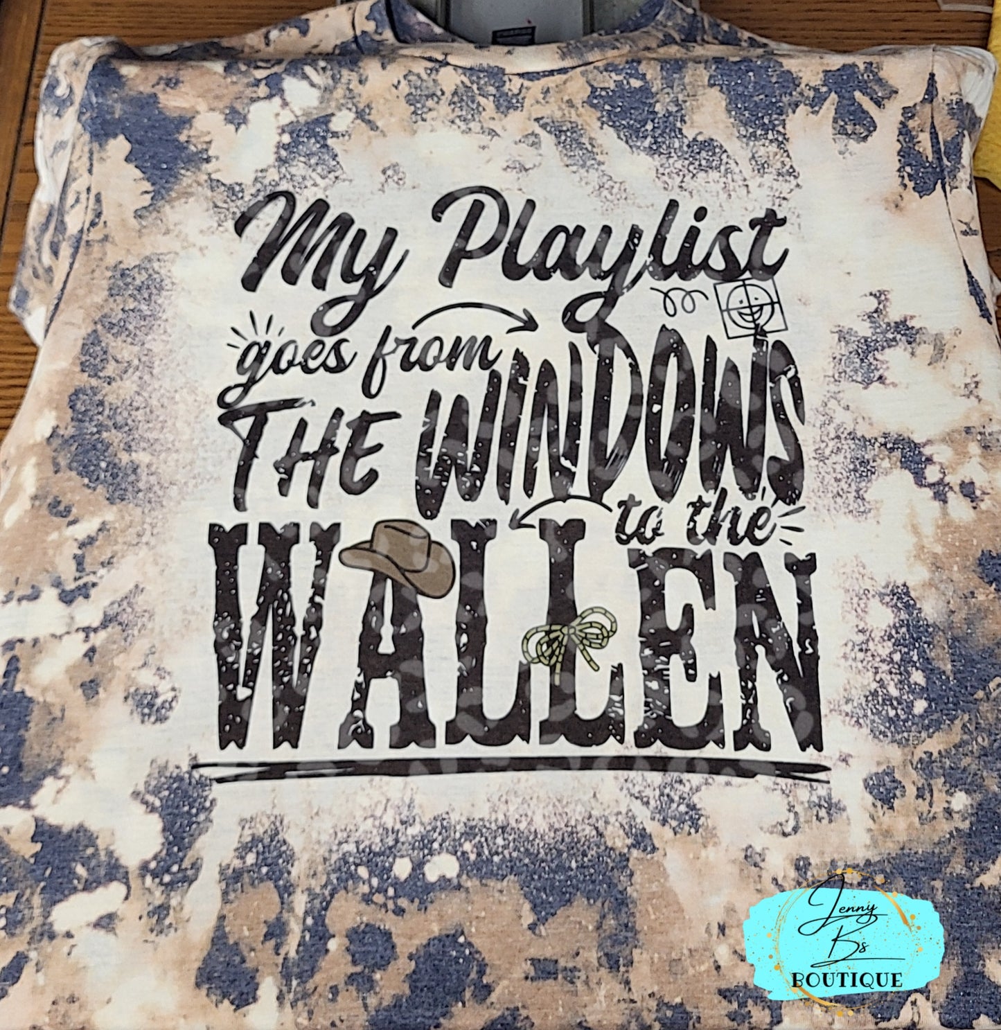 My Playlist Goes From the Window to the Wallen Tee