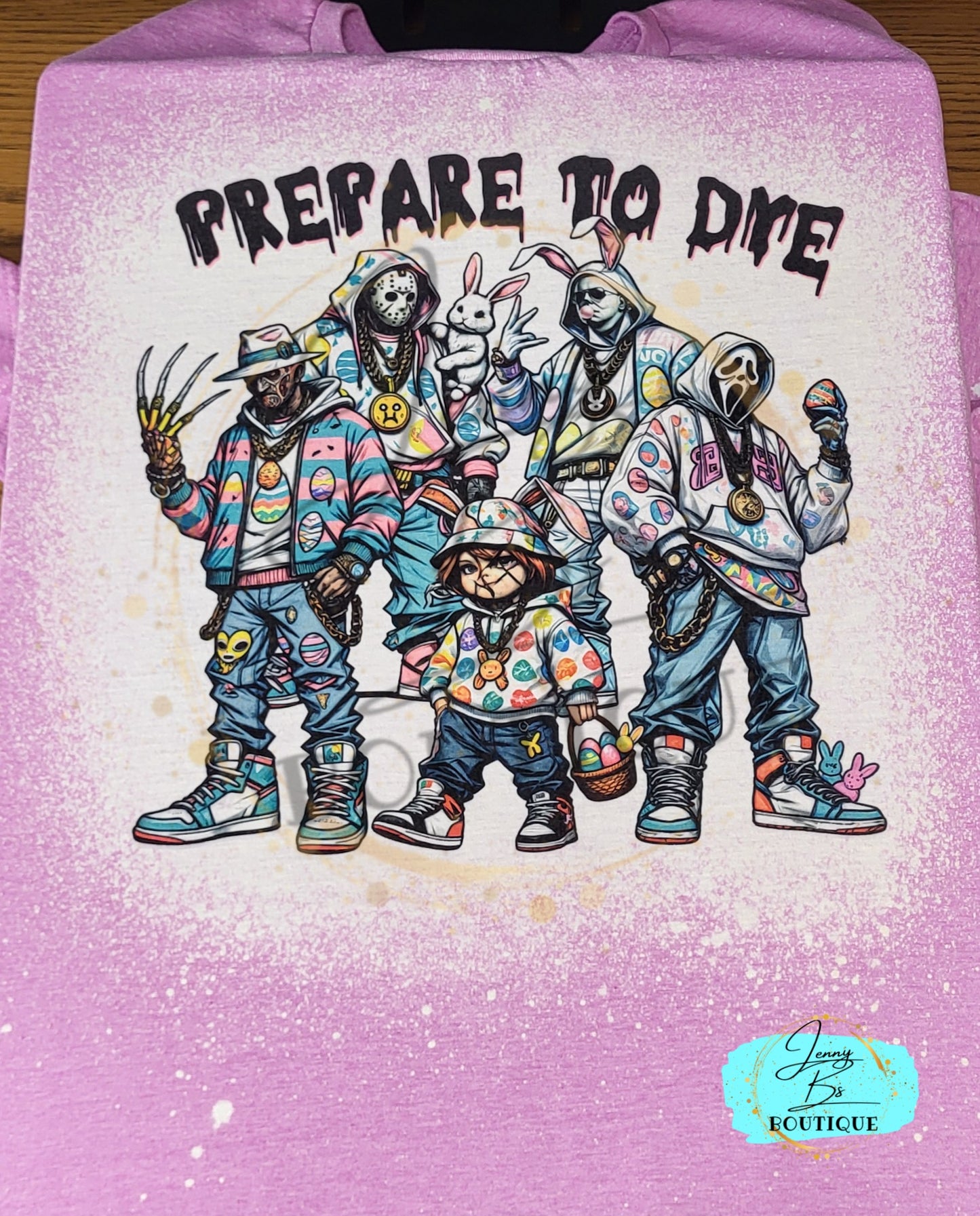 Prepare to Dye Horror Bleached Tee