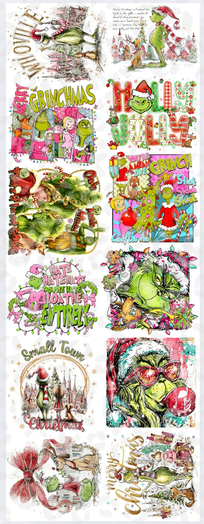 Green Guy Pre-made gang sheet