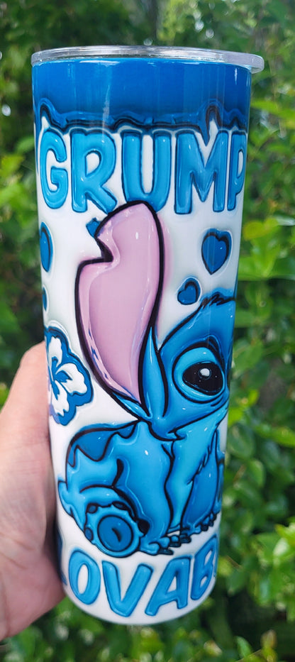 Grumpy But Lovable Sti.tch Tumbler