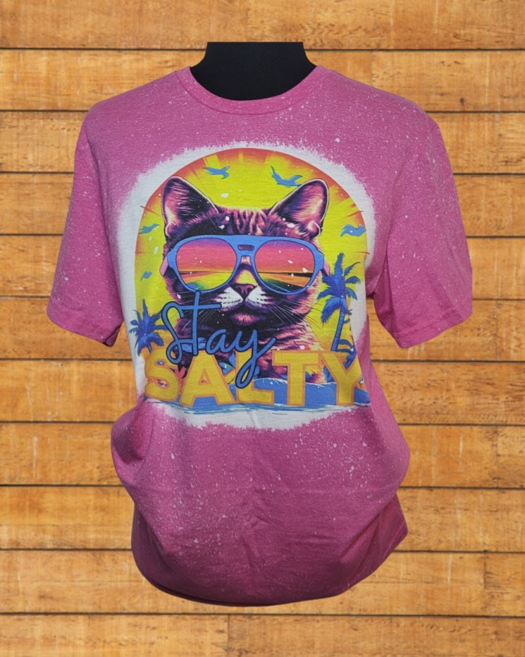 Bleached Stay Salty T-Shirt
