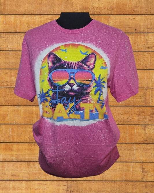 Bleached Stay Salty T-Shirt