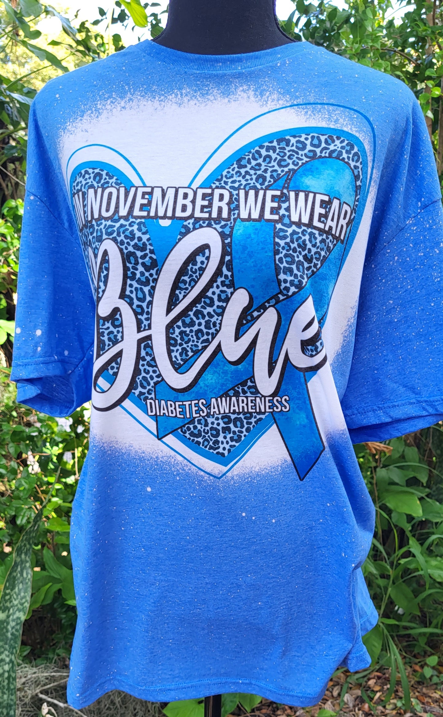 Bleached Diabetes Awareness Tee