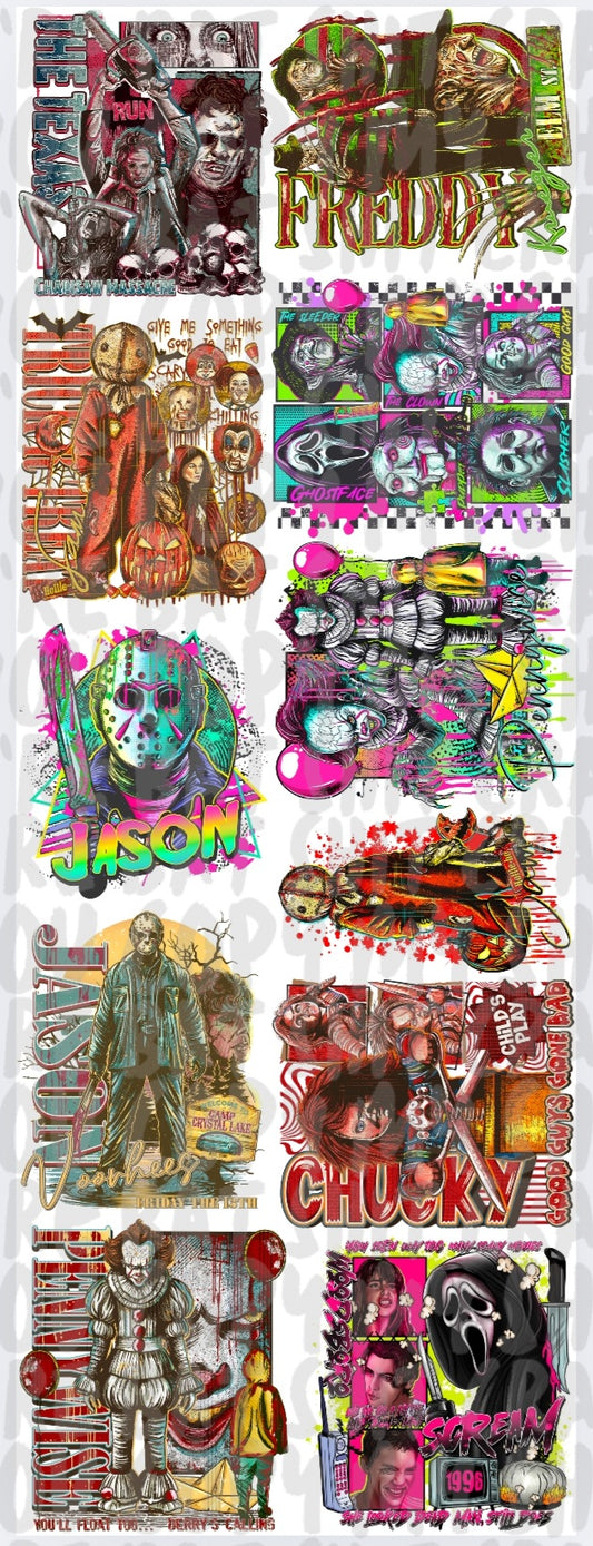 Horror 2 Pre-made gang sheet