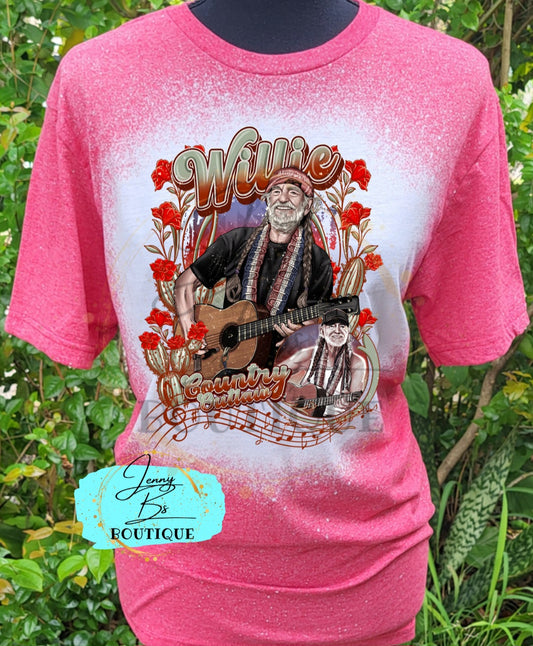 Willie Bleached Tee
