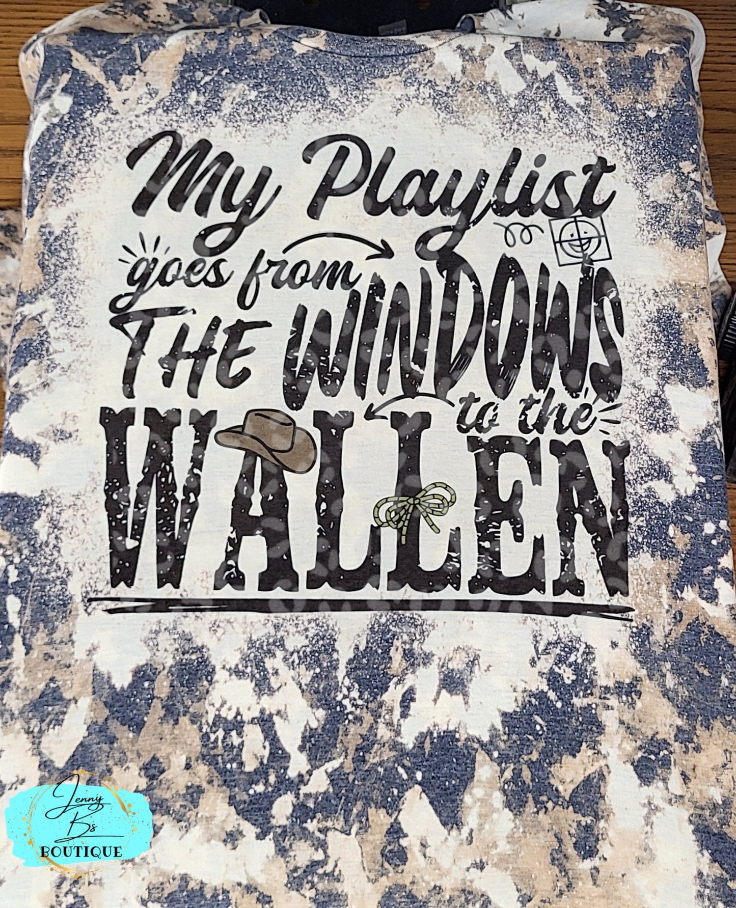 My Playlist Goes From the Window to the Wallen Tee