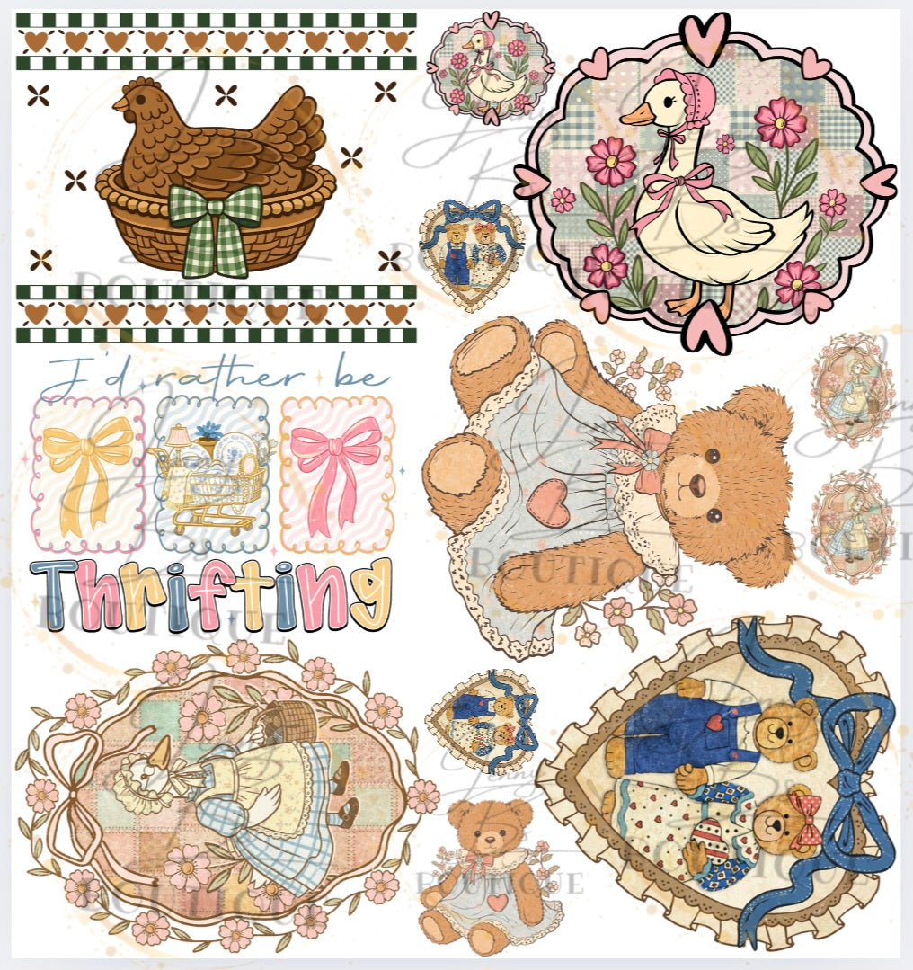 Thrifty Pre-made gang sheet