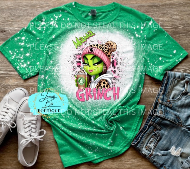 Boujee Mama Grinch Tee